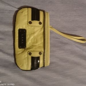 L.A.M.B. Yellow Wristlet